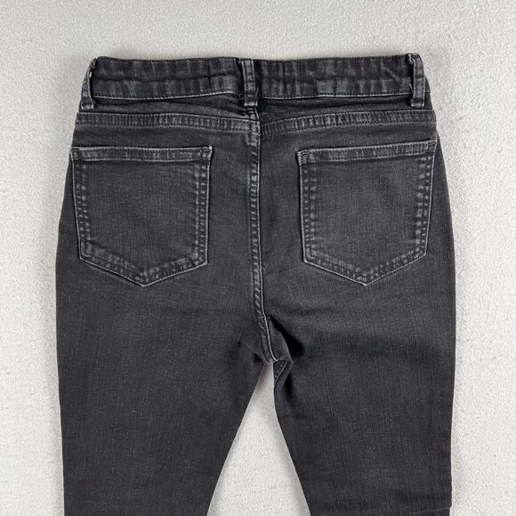 Boden Jeans Womens 10 Black Denim The Marylebone Slim Boot Cut Mid Rise - Picture 10 of 11